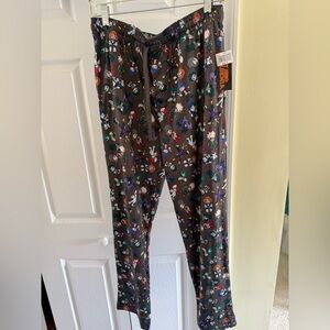 My Hero Academia- Anime Character Print Sleep  Pants, Size S, Grey Multi, NWT